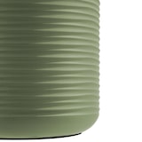 thumbnail of APS Gegolfde betonnen flessenkoeler - met meubelvriendelijke onderkant - voor 0,7-1,5 liter flessen - Ø 13/10 cm, hoogte 19,5 cm, groen