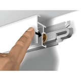 thumbnail of Cimaise Click+ Rail R20 Blanc 200cm + clips + vis & chevilles - Cimaise Tableau Newly