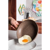 thumbnail of Excelsa 1 Topf Wood & Stone Aluminium 37,5x5x20,5 cm Braun