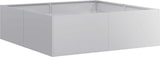 thumbnail of vidaXL Pflanzkübel 100x100x30 cm Verzinkter Stahl