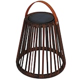 thumbnail of Lumisky Lanterne solaire et rechargeable EVANIA H28cm Polyrotin Marron