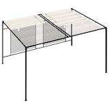 thumbnail of vidaXL Gazebo met oprolbaar dak 3x4x2,3 m crèmewit 180 g/m²