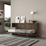 thumbnail of Kando horizontales Einzelbett Walnuss Klappbett