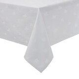 thumbnail of Nappe carrée blanche feuilles de lierre Mitre Luxury Luxor 1350 x 1350mm