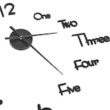 thumbnail of vidaXL 3D-wandklok modern XXL 100 cm zwart