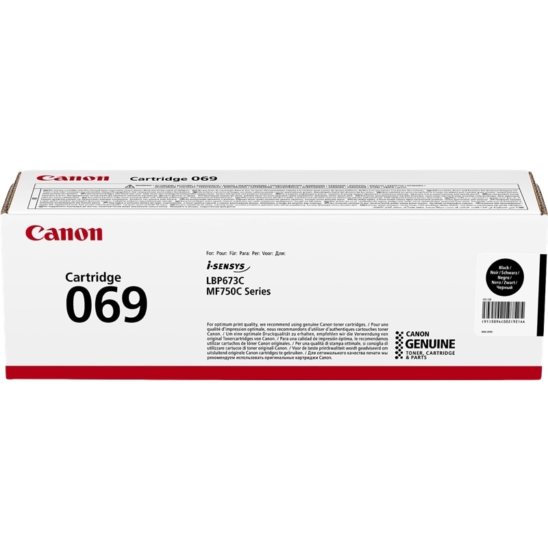 Canon 069 Noir Original TONER Cartouche - 5094C002