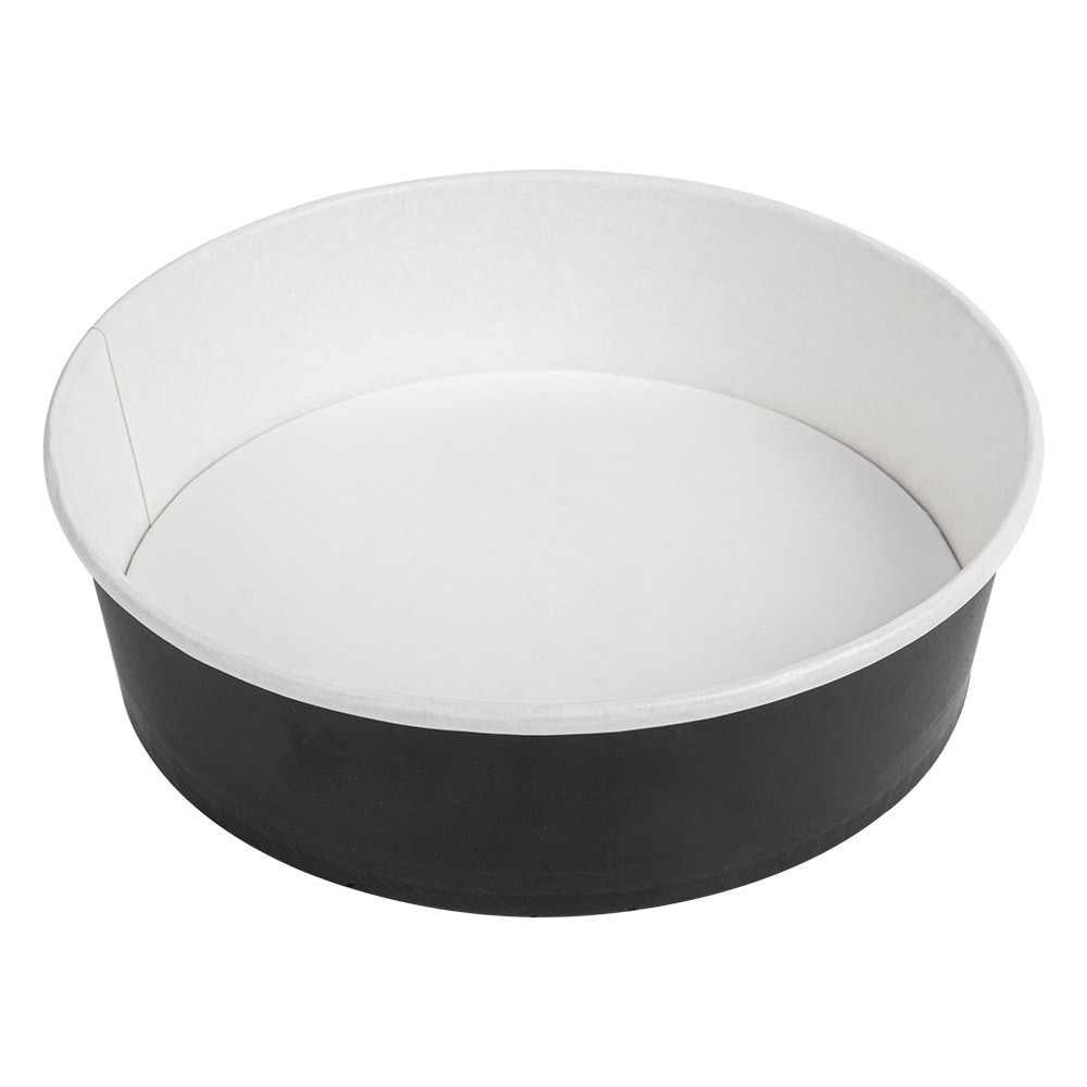 Saladeiras 950 Ml 255 + 18 Pe G/M2 Ø 18,7/16,5X5,4 Cm Cartão Preto (300 Unidades)