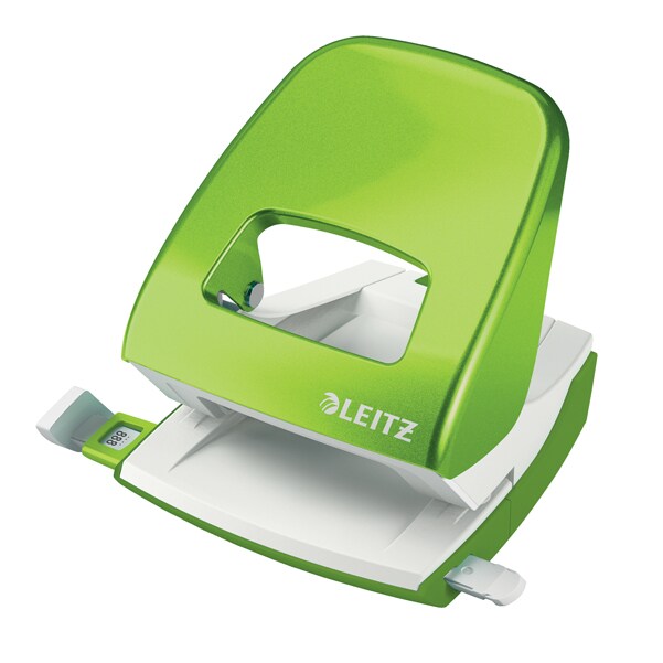 Leitz NeXXt WOW 2 Löcher Locher Metall 30 Blatt 5008 Grün