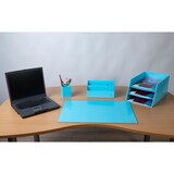 thumbnail of Exacompta 13462D 4x driedelige brievenbak in karton voor A4+ documenten, Aquarel, pastelblauw