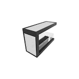 thumbnail of INSIDE U800 – Dreiseitig isolierter Biokamin. Eingebauter Bioethanol-Kamin