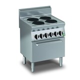 thumbnail of Elektro-Herd mit 4 Kochplatten und Umluftbackofen