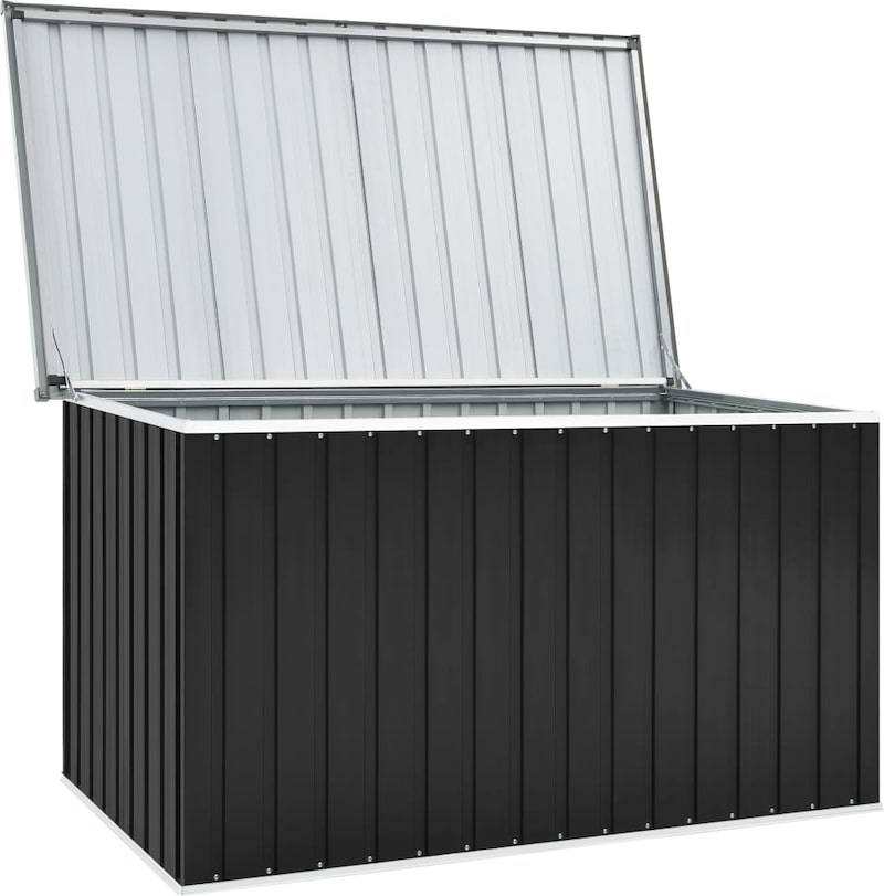 Helloshop26 - Gartenaufbewahrungsbox anthrazit 171 x 99 x 93 cm 02_0013062