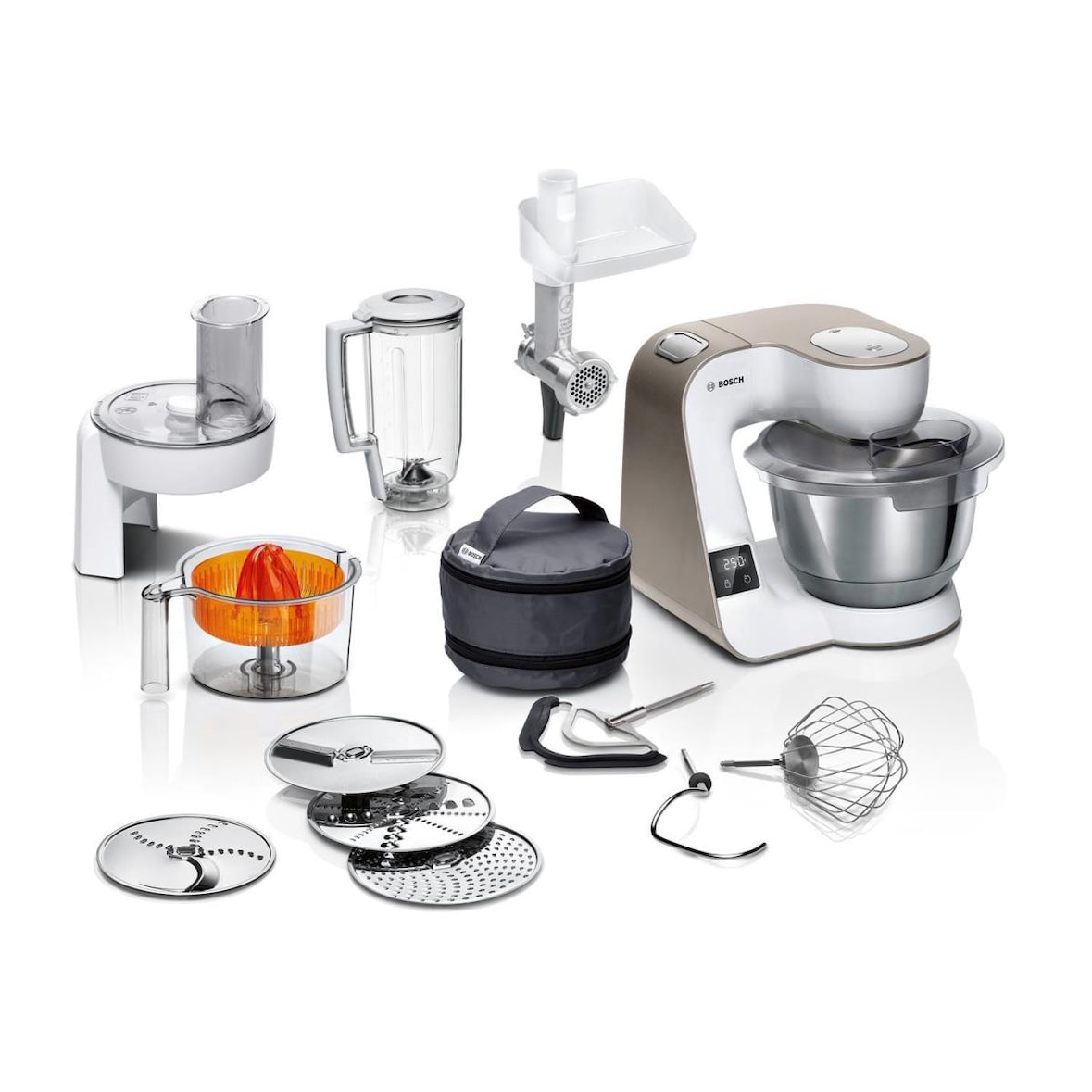 Bosch Küchenmaschine mit Waage, MUM5, 1000 W, Weiß, , MUM5XW40