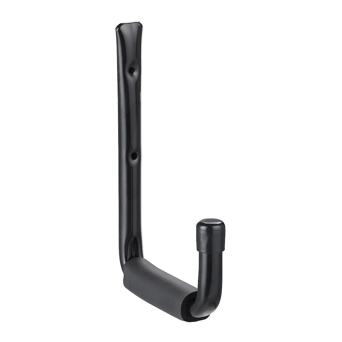 Relaxdays Wandhaken 6er Set, bis 40 kg, Haken Garage, Werkstatt, Keller, Stahl & Schaumstoff, Schwerlasthaken, schwarz