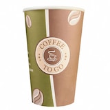 thumbnail of 50x Kaffeebecher Premium "Coffee to go" Pappe beschichtet 16oz. 400 ml