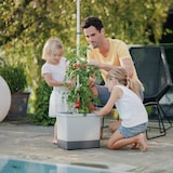 thumbnail of Gusta Garden Tom Tomato Draußen Topfpflanzer Freistehend Aluminium, Polypropylen (PP) Grau