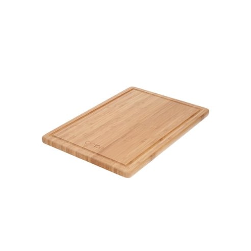 Tabla Cortar Cocina Fabricada En Madera De Bambu 100% Con Ranura 32x25,5 cm.Tabla Cortar,Carne Pescado,Verduras,Frutas,Alimentos