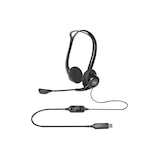 thumbnail of Logitech 960 Headset met USB-microfoon - Opvouwbare en flexibele microfoon - Bediening via kabel - 2,40 m kabel - Zwart....