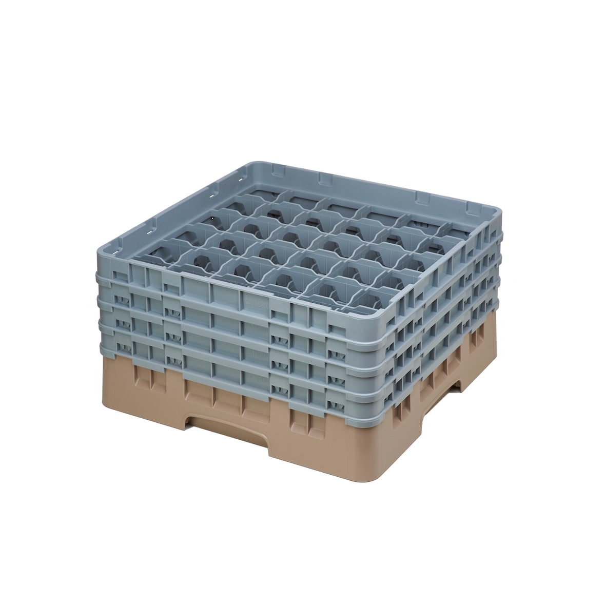 Cambro Gläserspülkorb beige mit 36 Fächern max Glashöhe 21,5cm