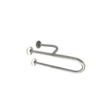 thumbnail of Barra de apoyo fija de 3 puntos de anclaje de acero inox mate.