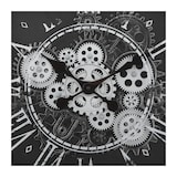 thumbnail of Pendule murale style rétro aspect vieilli D 50.8 cm