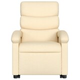 thumbnail of vidaXL Massagesessel mit Aufstehhilfe Creme Stoff