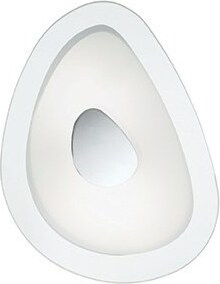 geko pl2, wandleuchte aus metall und glas, Ideal lux