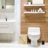 thumbnail of Relaxdays Klobürste mit Halter, 3er Set, abnehmbarer Bürstenkopf, Ø 7 cm, mit Klobürstenhalter, Toilettenbürste, schwarz