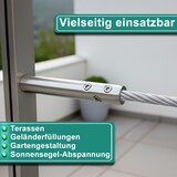 thumbnail of PRIOstahl Spannschraube Spannterminal - 10 Stück Seilspanner für Drahtseile 3-4mm aus Edelstahl V4A
