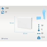 thumbnail of PURLINE Emisor térmico cerámico con control WIFI CERAMIC A1500