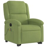 thumbnail of vidaXL Massagesessel mit Aufstehhilfe Elektrisch Hellgrün Samt