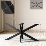 thumbnail of Pés de mesa Hardwick preto industrial/150x78x71 cm