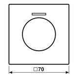 thumbnail of Jung Abdeckung mit Lichtleiter LC 1940 KO5 202 LC1940KO5202