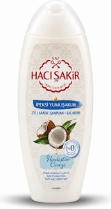 Eine Flasche Kokosnuss-Shampoo.