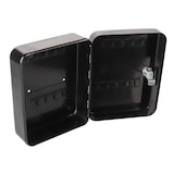 thumbnail of Armoire à clés avec serrure cylindrique, 20 crochets, avec 2 clés, noir