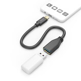 thumbnail of Hama USB-C auf USB-A OTG Kabel 15cm, 5 Gbit/s, vergoldet