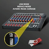 thumbnail of Table De Mixage 8 Canaux Avec Bluetooth USB Et Alimentation 48V YONIS