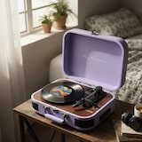 thumbnail of PRIXTON Tocadiscos Bluetooth VC600 Reproductor y Convertidor de Vinilos - Lila