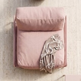 thumbnail of Chauffeuse pour salon de jardin modulable avec structure rose poudré, L 97 x l 97 x h 77 cm Oviala