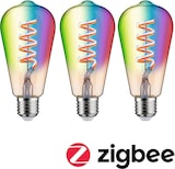 thumbnail of Paulmann Filament 230V Smart Home Zigbee 3.0 LED Kolben ST64 E27  3x470lm 3x6,3W RGBW+ dimmbar Gold 29164