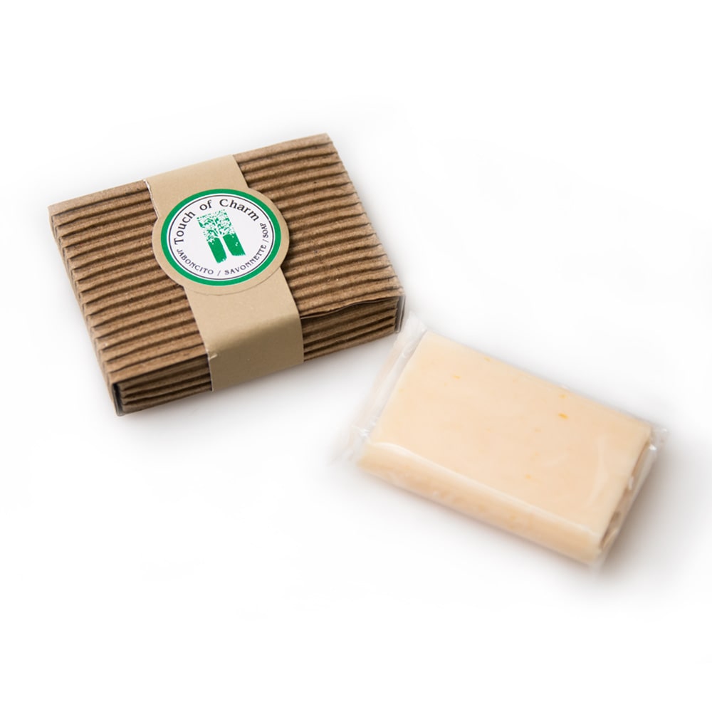 200 Unités - Savonnettes 'Touch Of Charm' 20 G 6X4 Cm Blanc - Garcia de Pou