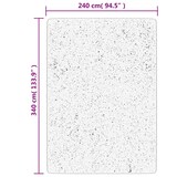 thumbnail of vidaXL Teppich OVIEDO Kurzflor Schwarz 240x340 cm