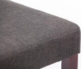 thumbnail of 2er Set Esszimmerstuhl DALAN - Stoff Dunkelgrau 41x47x91 cm Cappucino | Essstühle Esszimmerstühle Küchenstühle Wohnzimmerstühle
