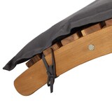 thumbnail of vidaXL Sonnenliege mit Auflage Massivholz Akazie Dunkelgrau