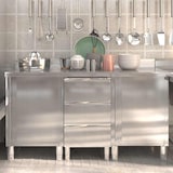 thumbnail of Armarios de cocina comercial 3 unidades acero inoxidable
