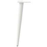 thumbnail of vidaXL Couchtischbeine Konische Form 4 Stk. Weiß 30-31 cm Stahl