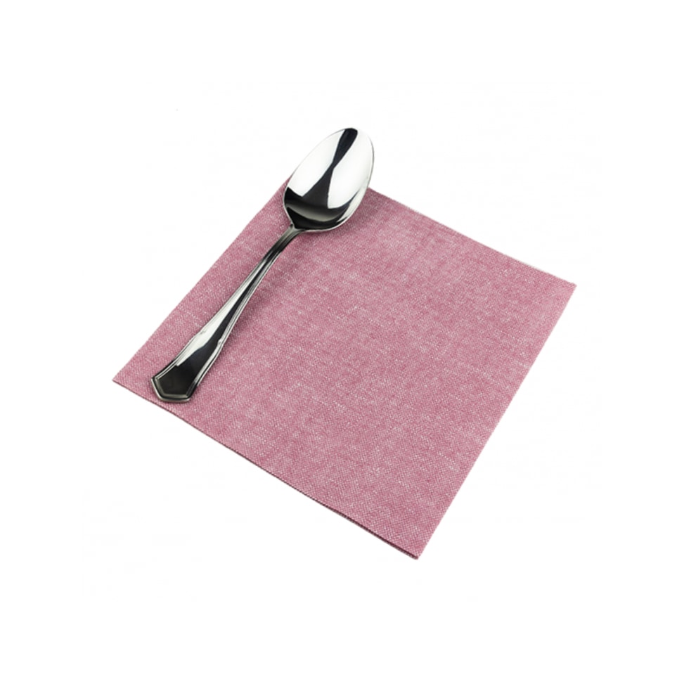 Scatola da 600 Tovaglioli di Carta 40x40 Punta Decorata - Cowboy Bordeaux