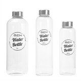thumbnail of BEM Water Bottle - Trinkflasche mit Edelstahldeckel und schwarzer Hülle