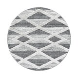 thumbnail of Carpetsale24 Teppich Rund 200 cm Grau, Hochflor Wohnzimmer Teppich, Weich & Flauschig, Skandinavisch Boho Stil, Langflor Shaggy, Boho Design