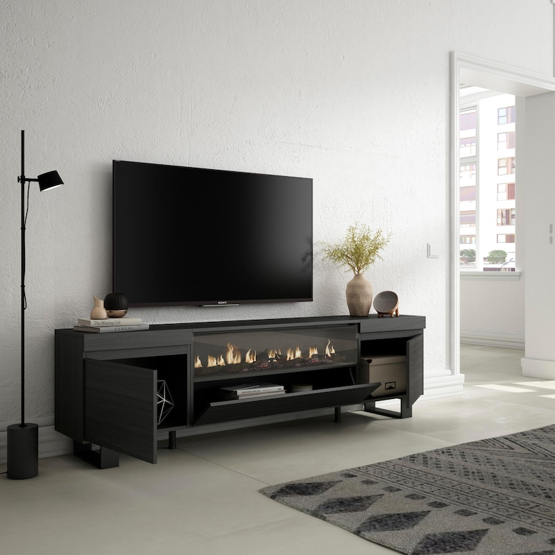 Kauf Unique Wohnwand Wohnzimmer, 260x186x35cm, Für TV-Geräte bis zu 65, Wohnzim